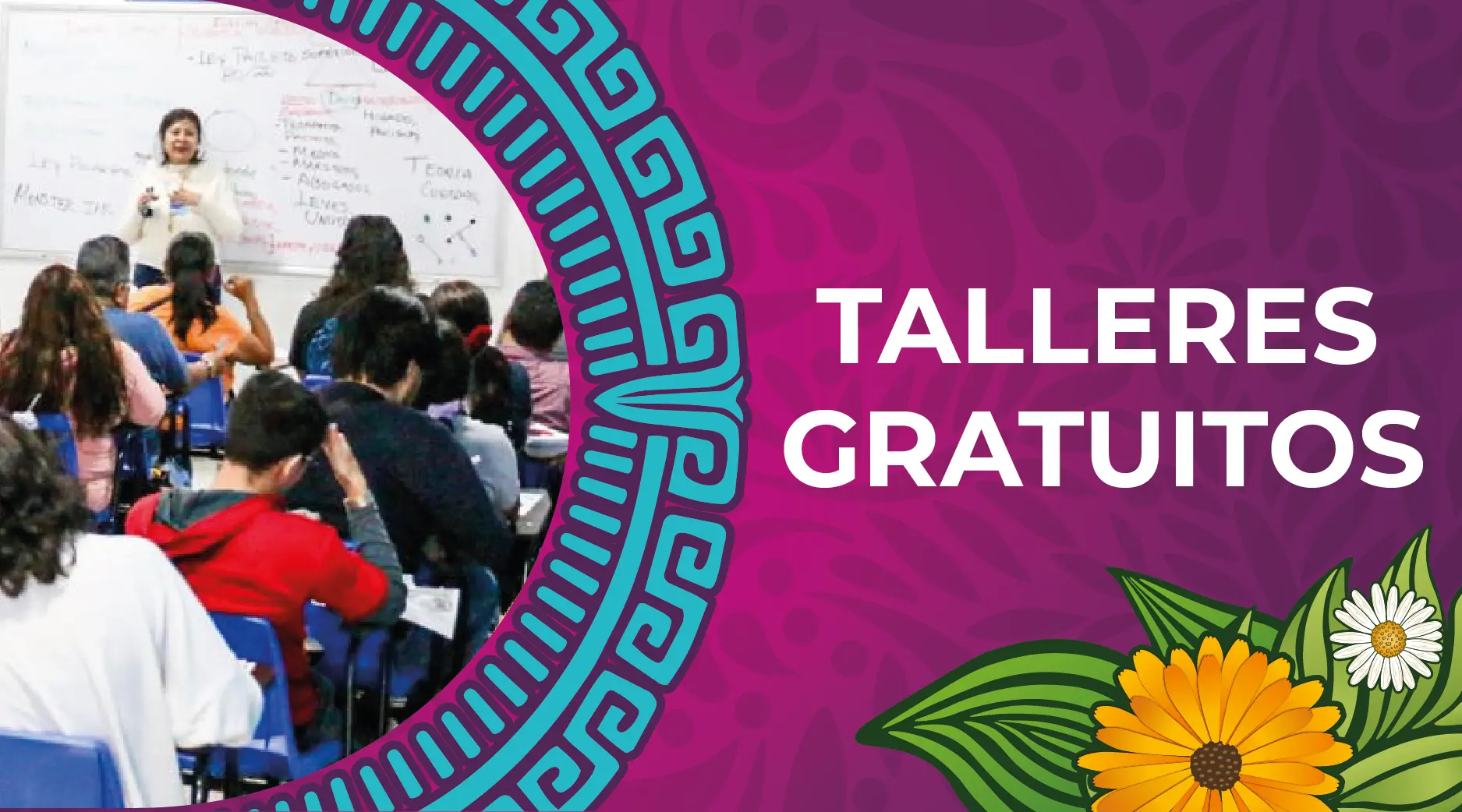 Talleres Gratuitos banner